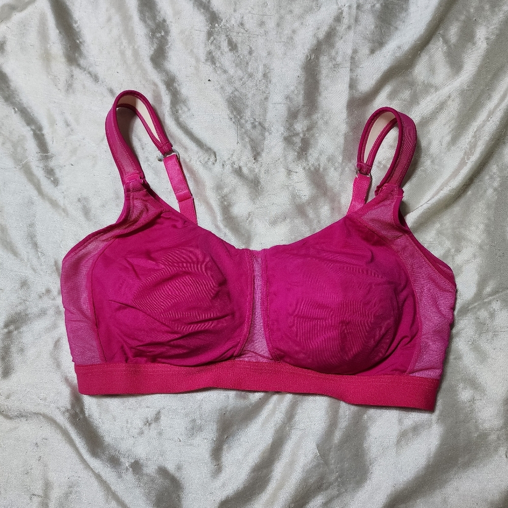 Belabumbum Sporty Dark Pink Lined Nursing Maternity Bra